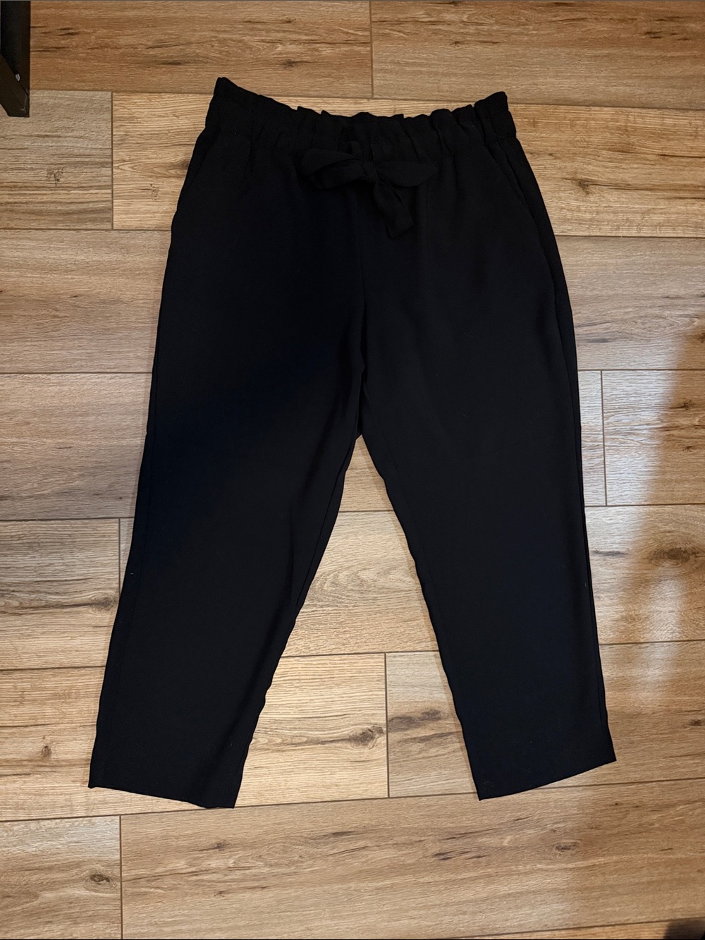 Loft Woman’s Black Drawstring Casual Pants